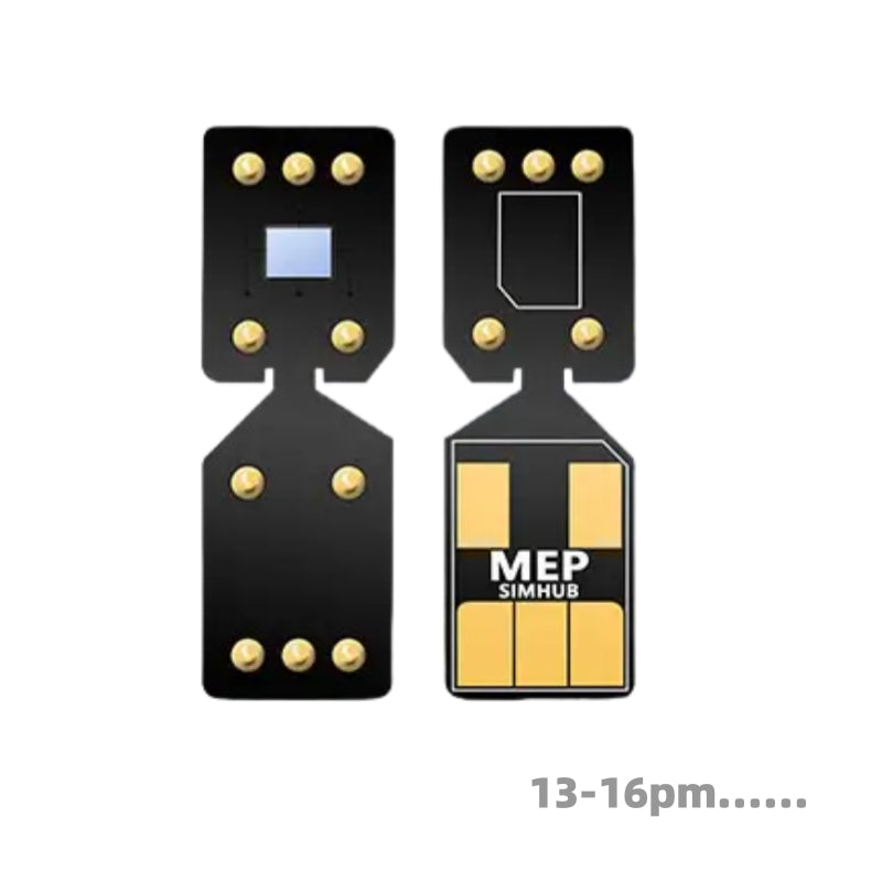 Chip de desbloqueo de SIM Heicard Pro 2025 MEP para iPhone 13, 14, 15 y 16 < El teléfono debe tener ranura para tarjeta SIM dual >