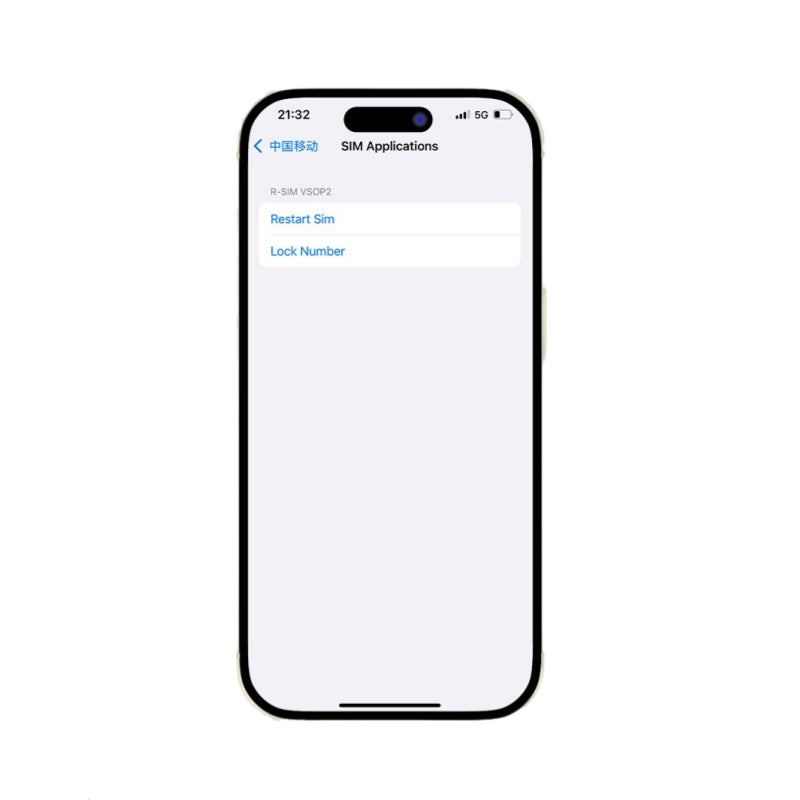 Rsim VSOP2 MEP Mode Sim Unlock Chip with Glue for iPhone 13 14 15 16 < The Phone Must with Dual Sim Card Slot >