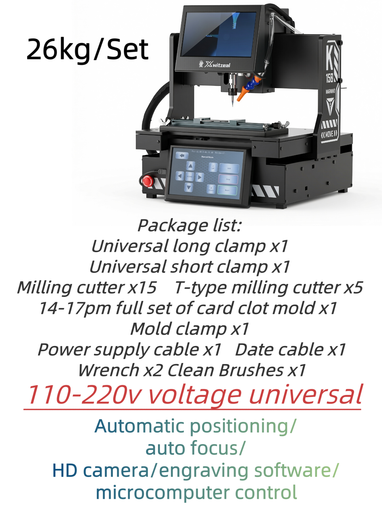 Xwitzeal CNC eSim Cutter Machine Modify Chassis for iPhone 17promax 16 15promax 14