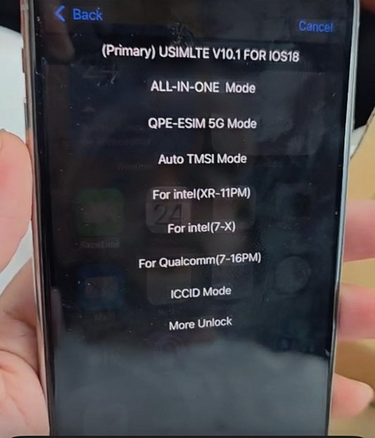 USIM Ultra Fold Version QPE/Intel Mode 5G Signal Rsim Chip for iPhone Xr 11 11promax 12 13 14 SE3 15 16