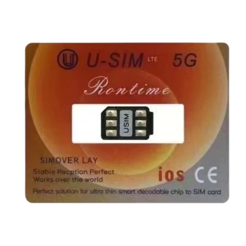 Chip USIM Ultra QPE/Intel Mode 5G Signal Rsim para iPhone Xr 11 11promax 12 13 14 SE3 15 16