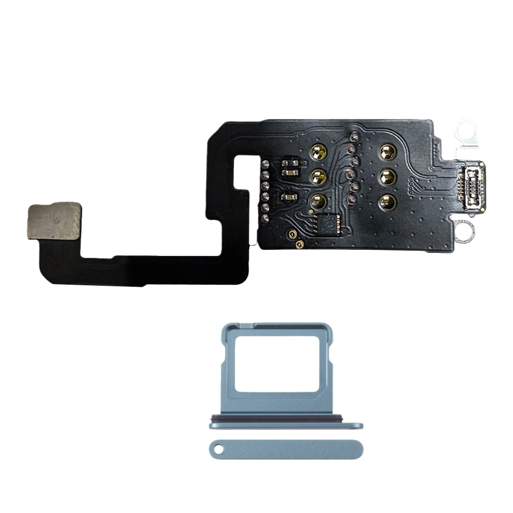 MEP IC Flex with Dual Sim Slot Tray Esim to Sim Adapter for iPhone 16 16plus < Need to Drill Hole>