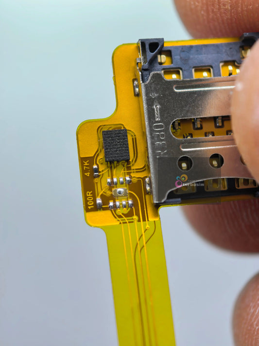 Kit MEP Flex con ranura para tarjeta y chip MEP Heicard para iPhone 17 Pro y 17 Pro Max