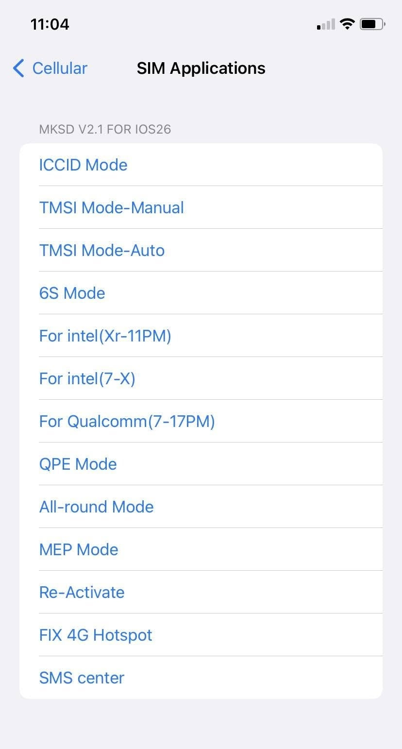 MKSD4 V2.1 Turbo Sim Rsim QPE/Intel Mode Sim Unlock Chip for iPhone 16 15 14 13 12 11 X 8 7 6