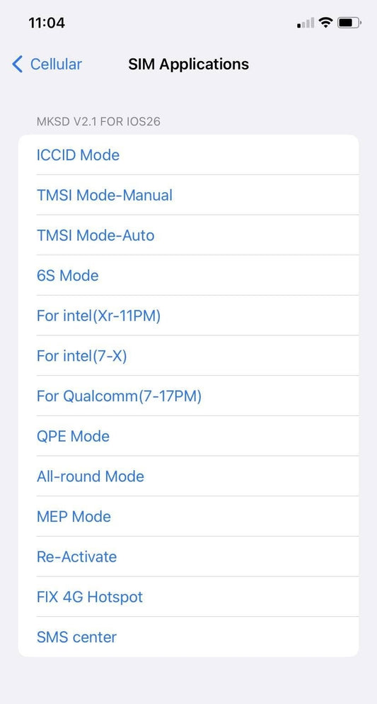 MKSD4 V2.1 Turbo Sim Rsim QPE/Intel Mode Sim Unlock Chip for iPhone 16 15 14 13 12 11 X 8 7 6