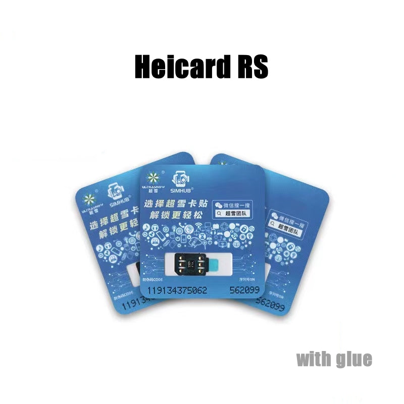 Simhub Heicard RS Unlock Chip with Glue for iPhone 12mini 13mini 6s 7 8 X Xs 11 14 15 16