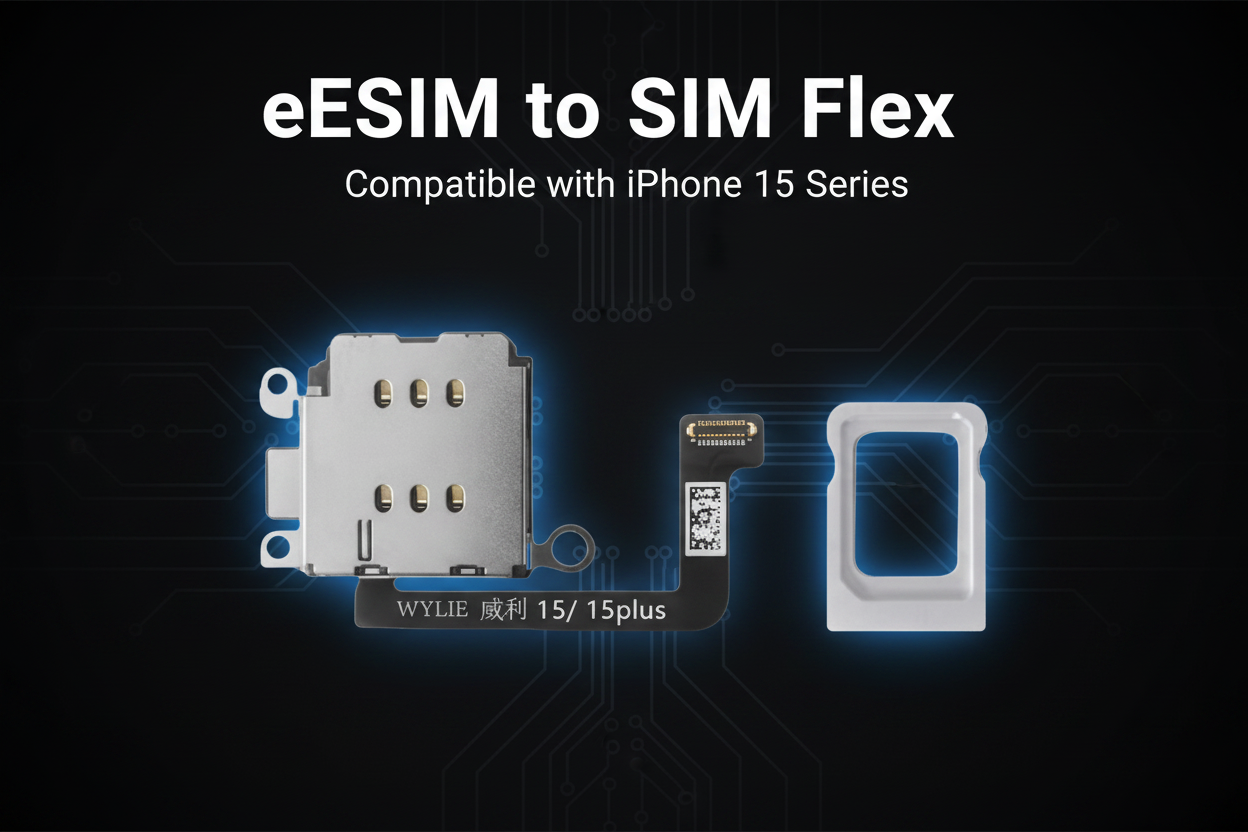 Wylie eSim to sim Flex for iPhone 15