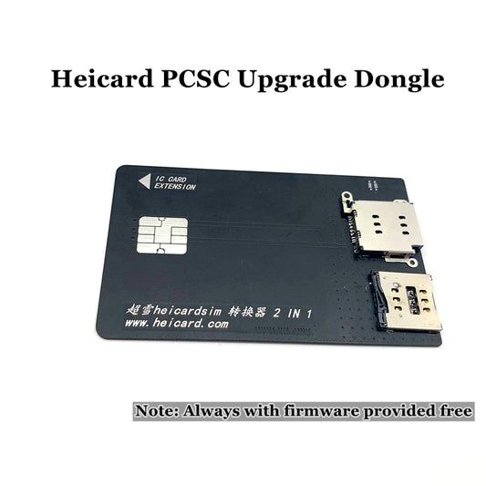 Donle de actualización Heicard PCSC con firmware proporcionado y enlace de guía