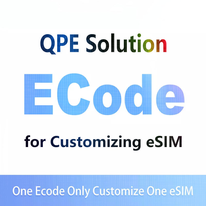 Heicard Esim QPE Solution Ecode for iPhone 12 13 14 15 SE3 ATT/Tracfone/Tmobile