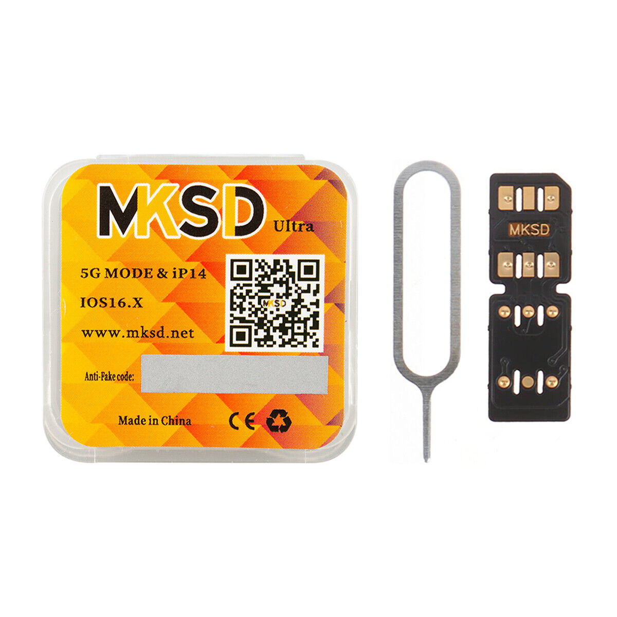 MKSD Ultra Fold Versión Esim Modo 5G Chip de desbloqueo Sim para iPhone 12 13 14 SE3 iOS17 16