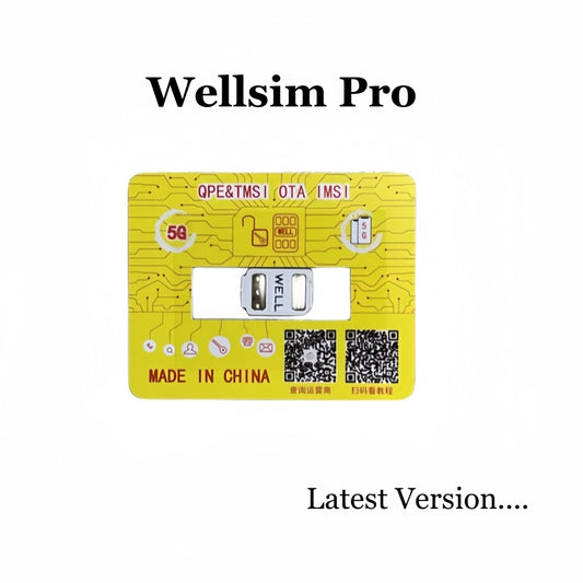 Wellsim Pro Dernière version Mode QPE Mode Intel pour 7 8 X Xr 11 12 13 14