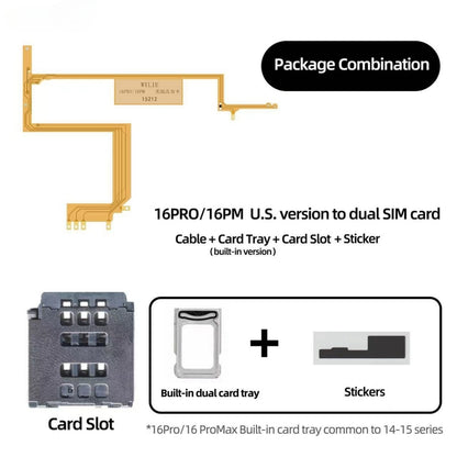 Adaptateur Wylie Esim vers SIM pour iPhone 16 16plus 16pro 16promax