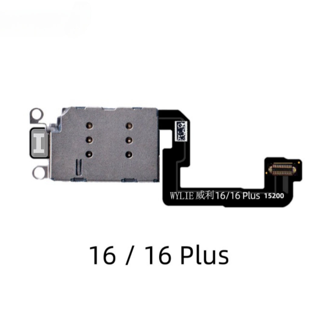 Adaptador Wylie Esim a SIM para instalar ranura para tarjeta para iPhone 16, 16plus, 16pro, 16promax