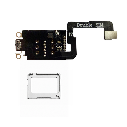 Adaptateur DB MEP Flex avec double emplacement SIM et tiroir eSIM vers SIM pour iPhone 17