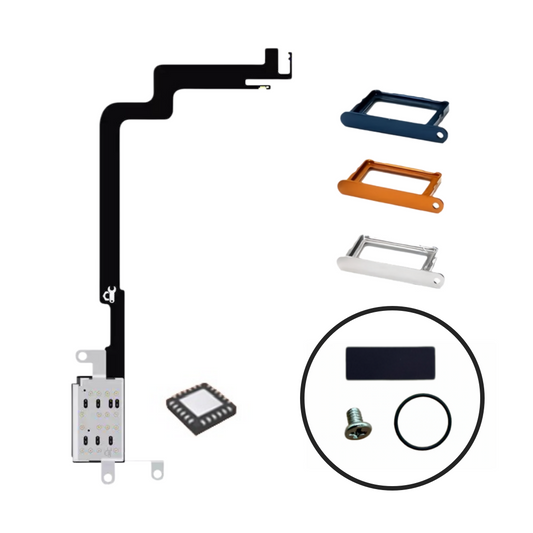 NUEVA PATENTE eSim a Ranura de Tarjeta SIM Física con IC DB MEP para iPhone 17promax