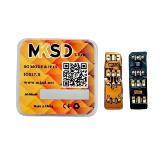 MKSD Ultra V5.7 Fold Version Esim 5G Mode Sim Unlock Chip for iPhone Xr 11 12 13 14 15 16 iOS18 17 16