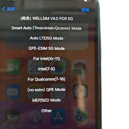 Wellsim Pro Última versión V4.0 Modo QPE/Intel/MEP para iPhone 6 7 8 X Xr 11 12 13 14 15 16