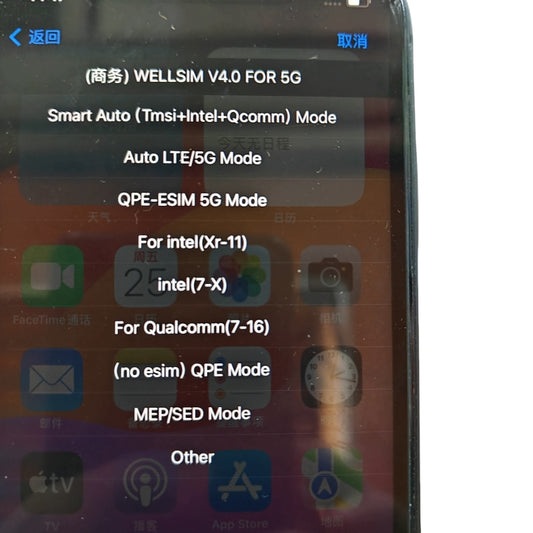 Wellsim Pro Latest Version V4.0 QPE/Intel/MEP Mode for iPhone 6 7 8 X Xr 11 12 13 14 15 16
