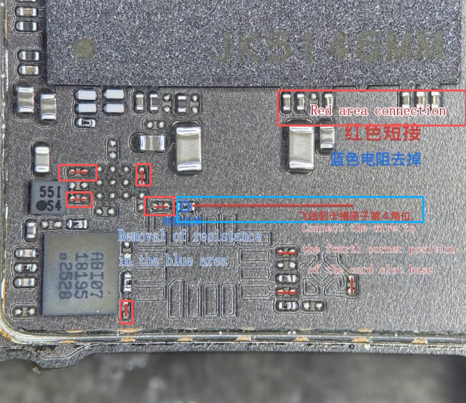 MEP IC Flex with Card slot and Dual Card Tray for iPhone 17