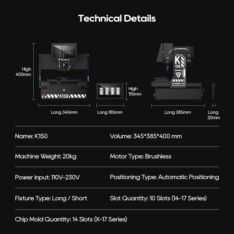 Xwitzeal CNC eSim Cutter Machine Modify Chassis for iPhone 17promax 16 15promax 14