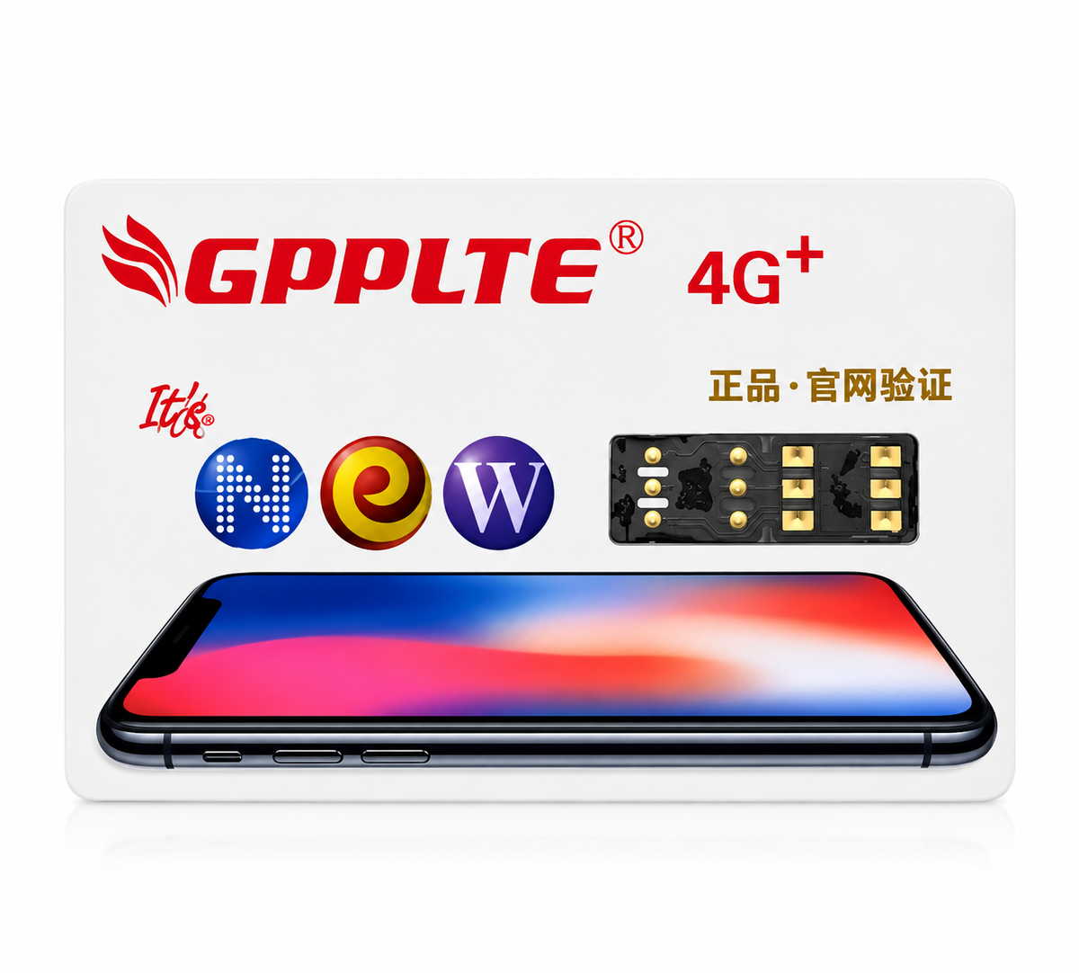 Versión plegable GPPSim con modo Intel QPE para iPhone 16 14 13 12 15 11 Xr