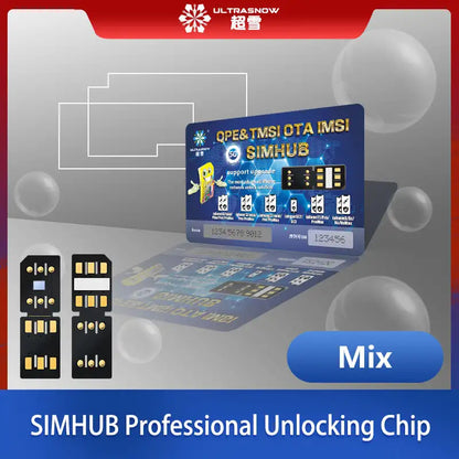 Simhub Heicard Mix 2025 ESIM QPE Mode Sim Unlock Chip for iPhone Xr Xsmax 11 12 13 14 15 16