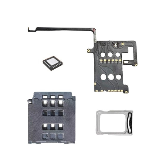 MEP IC Flex with Card slot and Dual Card Tray for iPhone 16pro 16promax