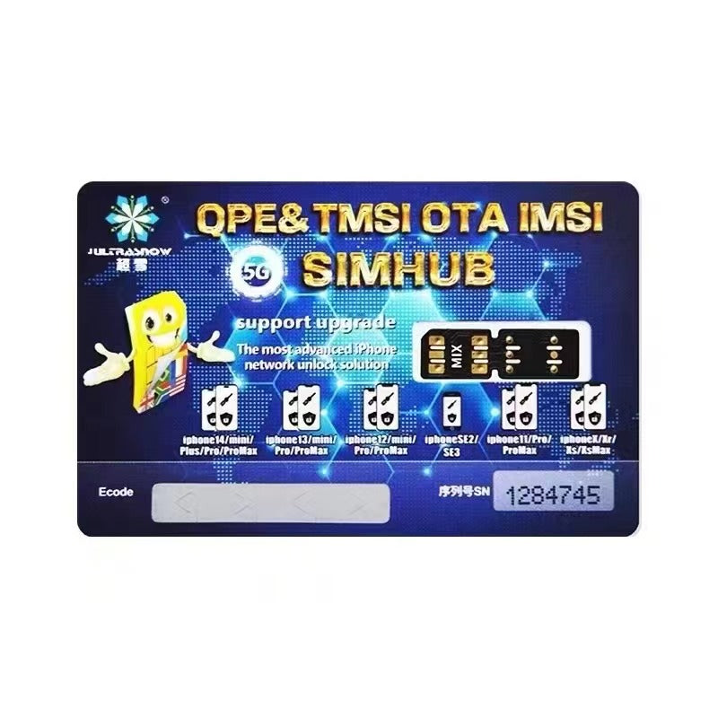 Simhub Heicard Pro 2023 ESIM QPE Mode Sim Unlock Chip for iPhone Xr Xsmax 11 12 13 14 15SE3