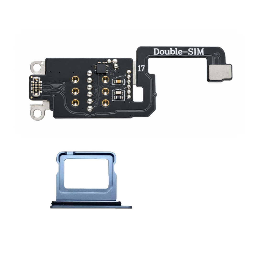 Adaptateur DB MEP Flex avec double emplacement SIM et tiroir eSIM vers SIM pour iPhone 17