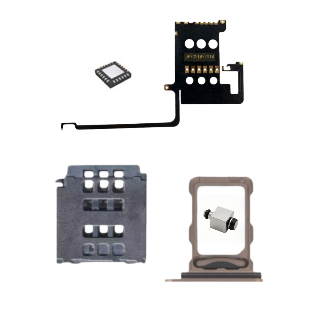 DB MEP Flex Set with Dual Card Tray eSim and Sim Version for iPhone 16pro 16promax