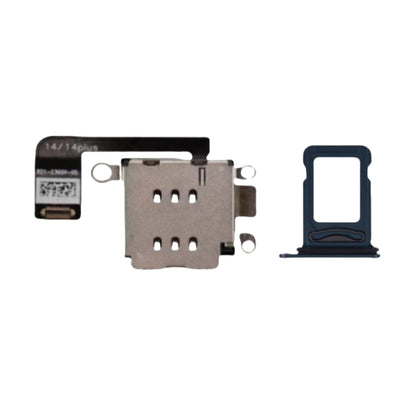 For iPhone 14 14plus Esim Modify to Sim Adapter with Outside Dual Sim Card Tray < Need Drill Hole >