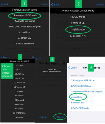 Good Rsim Carrier Unlock Chip for iPhone 16 15 14 13 12 11 Xr