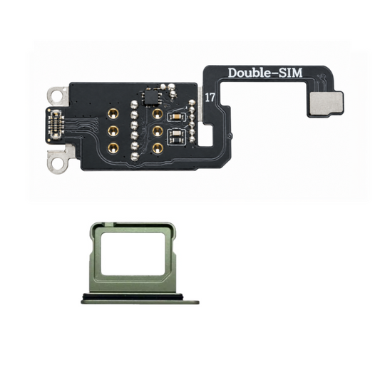 Adaptateur DB MEP Flex avec double emplacement SIM et tiroir eSIM vers SIM pour iPhone 17