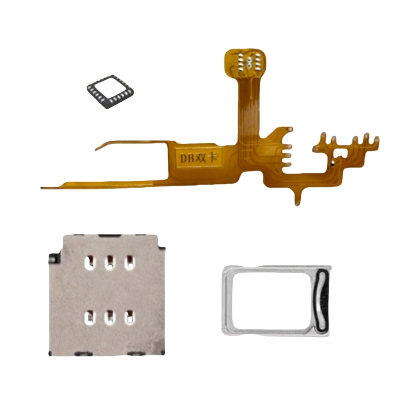 DB MEP Flex with Dual Sim Slot Tray Esim to Sim Adapter for iPhone 14pro 14promax