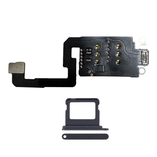 MEP IC Flex with Dual Sim Slot Tray Esim to Sim Adapter for iPhone 16 16plus < Need to Drill Hole>