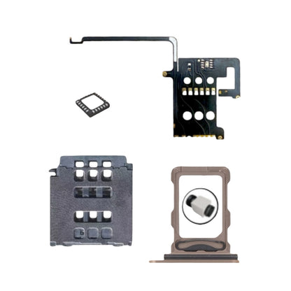 DB MEP Flex with Dual Sim Slot Tray Esim to Sim Adapter for iPhone 16pro 16promax