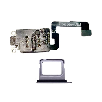 Adaptador MEP IC Flex con ranura para doble SIM para iPhone 17 (requiere perforación)