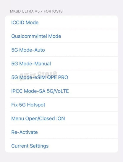 MKSD Ultra V5.7 Glue Version QPE Intel Mode para iPhone 16, 15, 14, 13, 12, 11, X, 8, 7 y 6