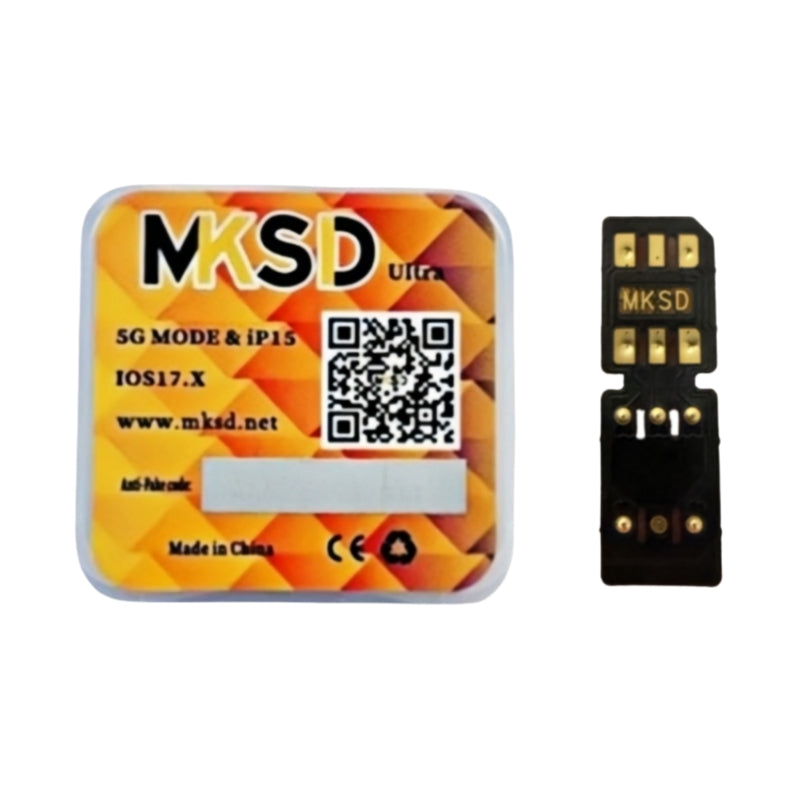 MKSD Ultra V5.7 Fold Version Esim 5G Mode Sim Unlock Chip for iPhone Xr 11 12 13 14 15 16 iOS18 17 16
