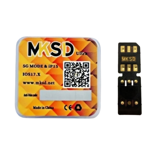 MKSD Ultra V5.7 Fold Version Esim 5G Mode Sim Unlock Chip for iPhone Xr 11 12 13 14 15 16 iOS18 17 16