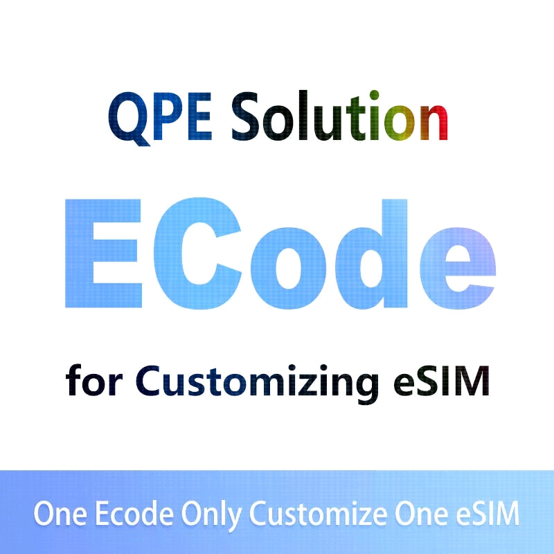Heicard Esim QPE Solution Ecode for iPhone 12 13 14 15 16 SE3 ATT/Tracfone/Tmobile Verzion Visible SPE