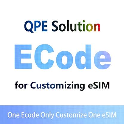 Heicard Esim QPE Solution Ecode for iPhone 12 13 14 15 16 SE3 ATT/Tracfone/Tmobile Verzion Visible SPE