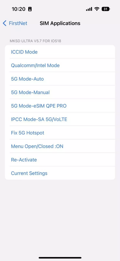 MKSD Ultra V5.7 Fold Version Esim 5G Mode Sim Unlock Chip for iPhone Xr 11 12 13 14 15 16 iOS18 17 16
