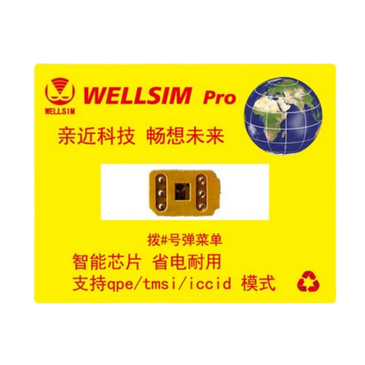 Wellsim Pro Latest Version V4.1 QPE/Intel/MEP Mode for iPhone 6 7 8 X Xr 11 12 13 14 15 16