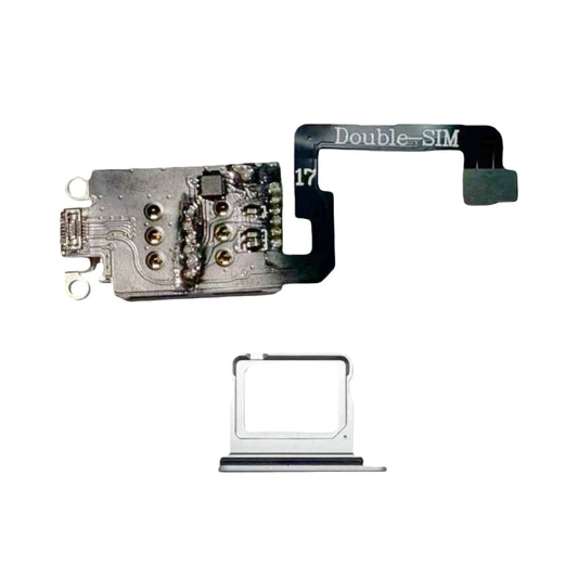 MEP IC Flex with Dual Sim Slot Tray Esim to Sim Adapter for iPhone 17 < Need to Drill Hole>