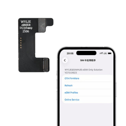 Newest Solution - Wylie eSim Converter Flex for iPhone 16 16plus No CNC No Modify Work Plug & Play