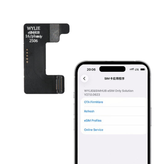 Newest Solution - Wylie eSim Converter Flex for iPhone 16 16plus No CNC No Modify Work Plug & Play